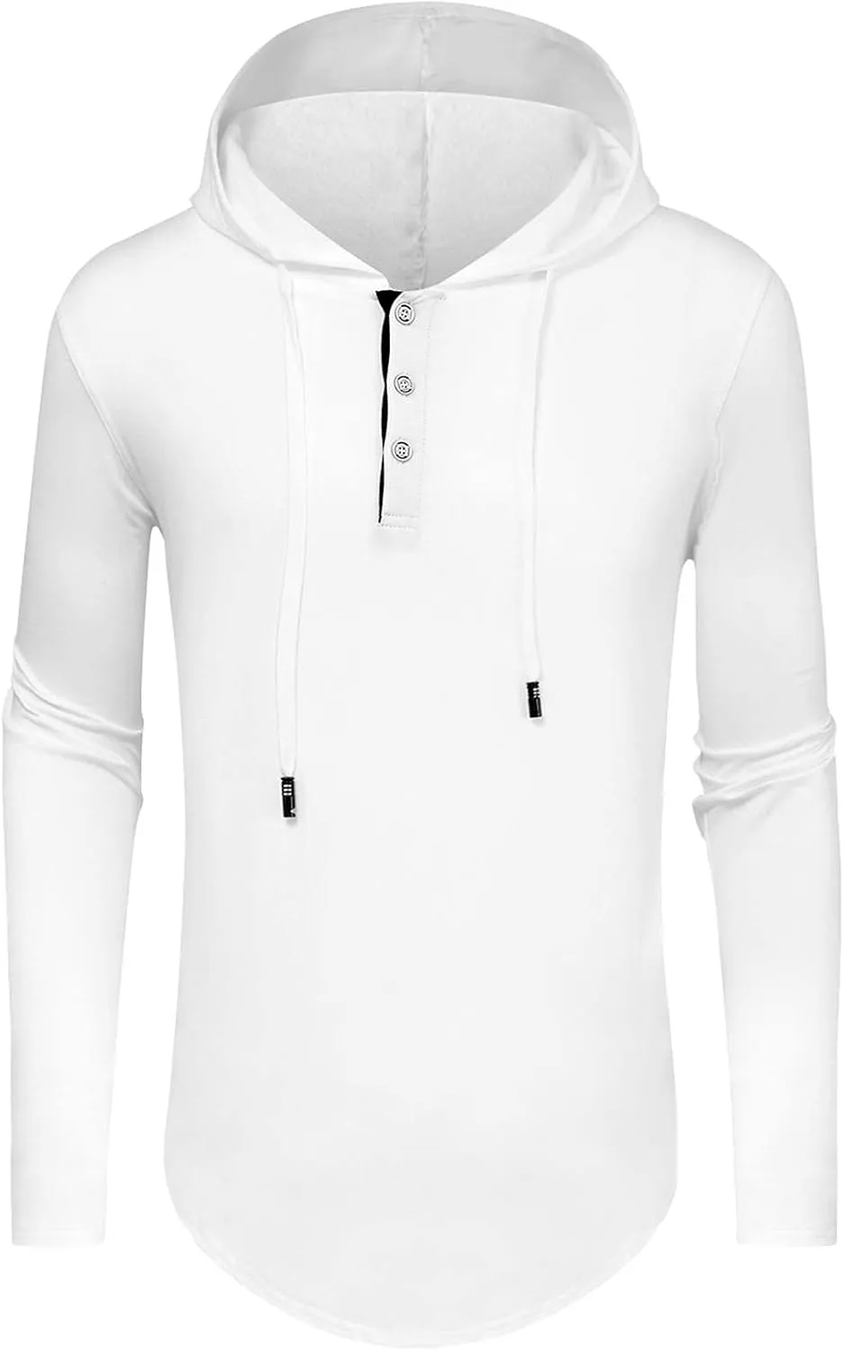 Aiyino Men's Long Sleeve Fashion Athletic Hoodies Sport Sweatshirt Hip Hop Pullover