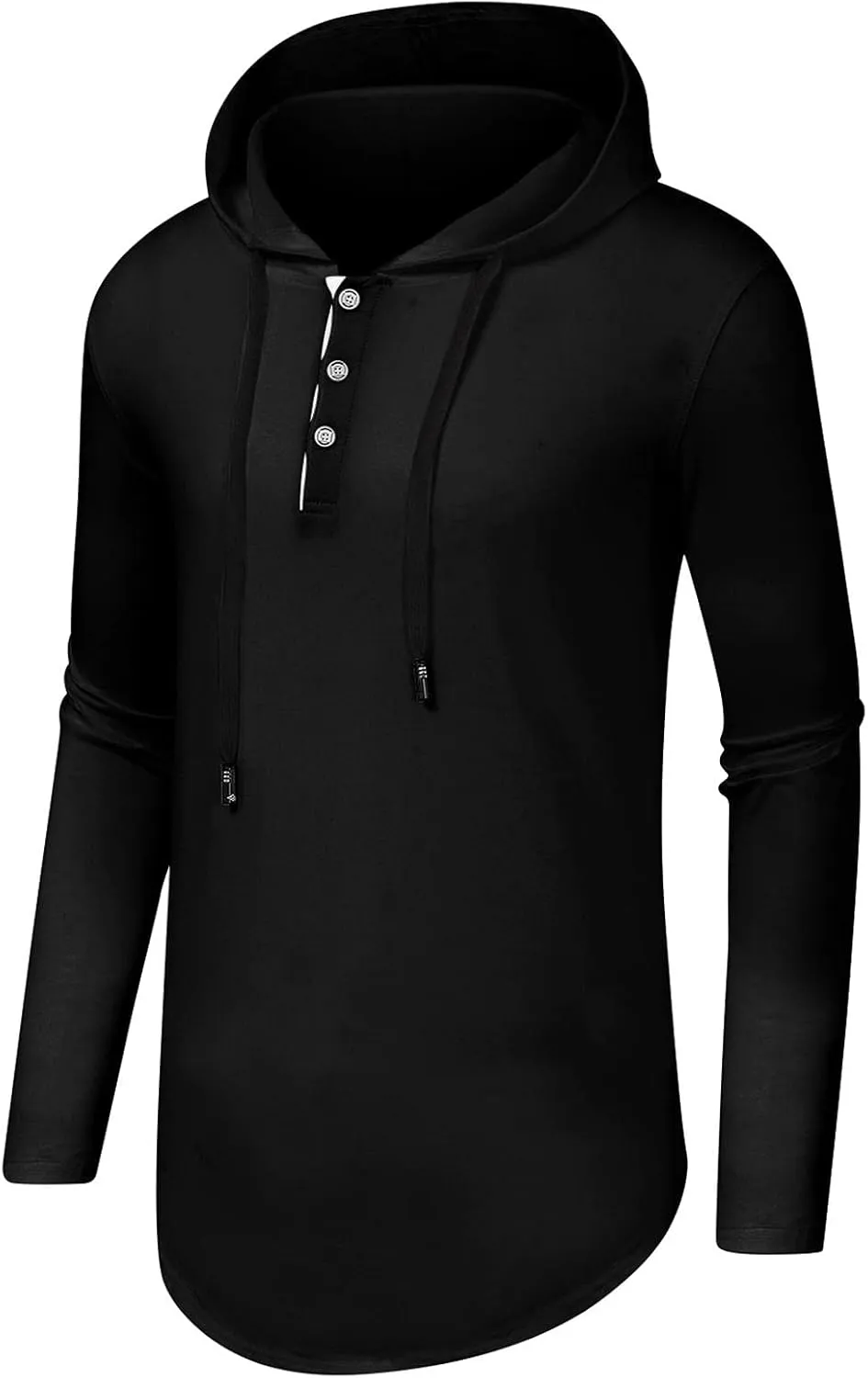 Aiyino Men's Long Sleeve Fashion Athletic Hoodies Sport Sweatshirt Hip Hop Pullover