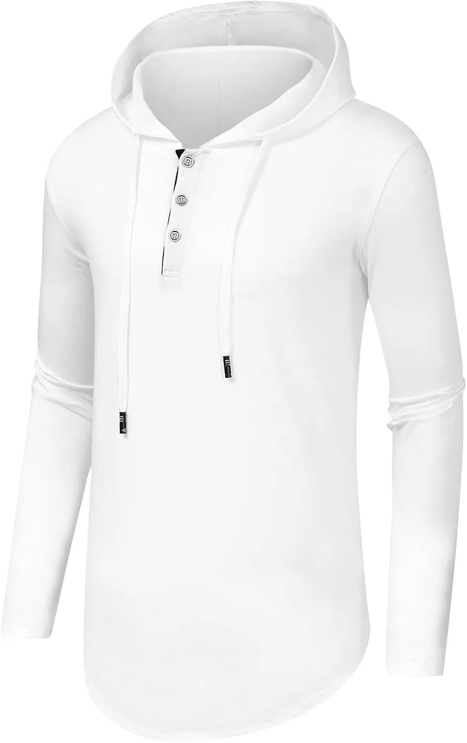 Aiyino Men's Long Sleeve Fashion Athletic Hoodies Sport Sweatshirt Hip Hop Pullover