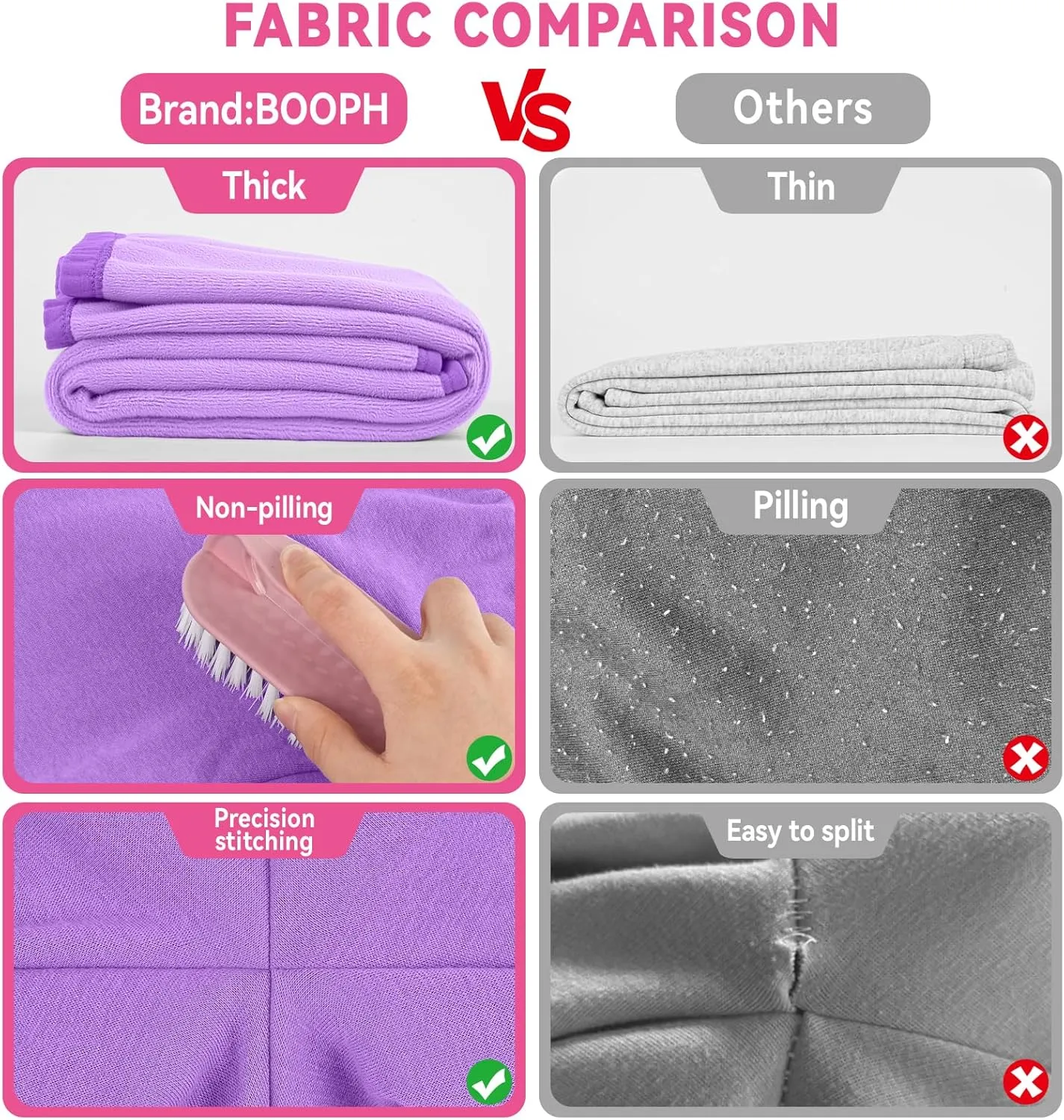 BOOPH Girls Winter Leggings Fleece Lined Toddler Kids Basic Full Length Pants