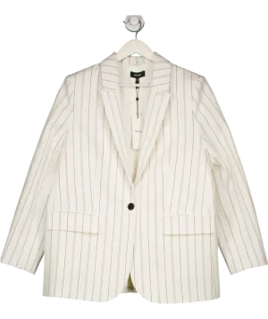 ME EM White The Very Useful Multi Stripe Blazer UK 16