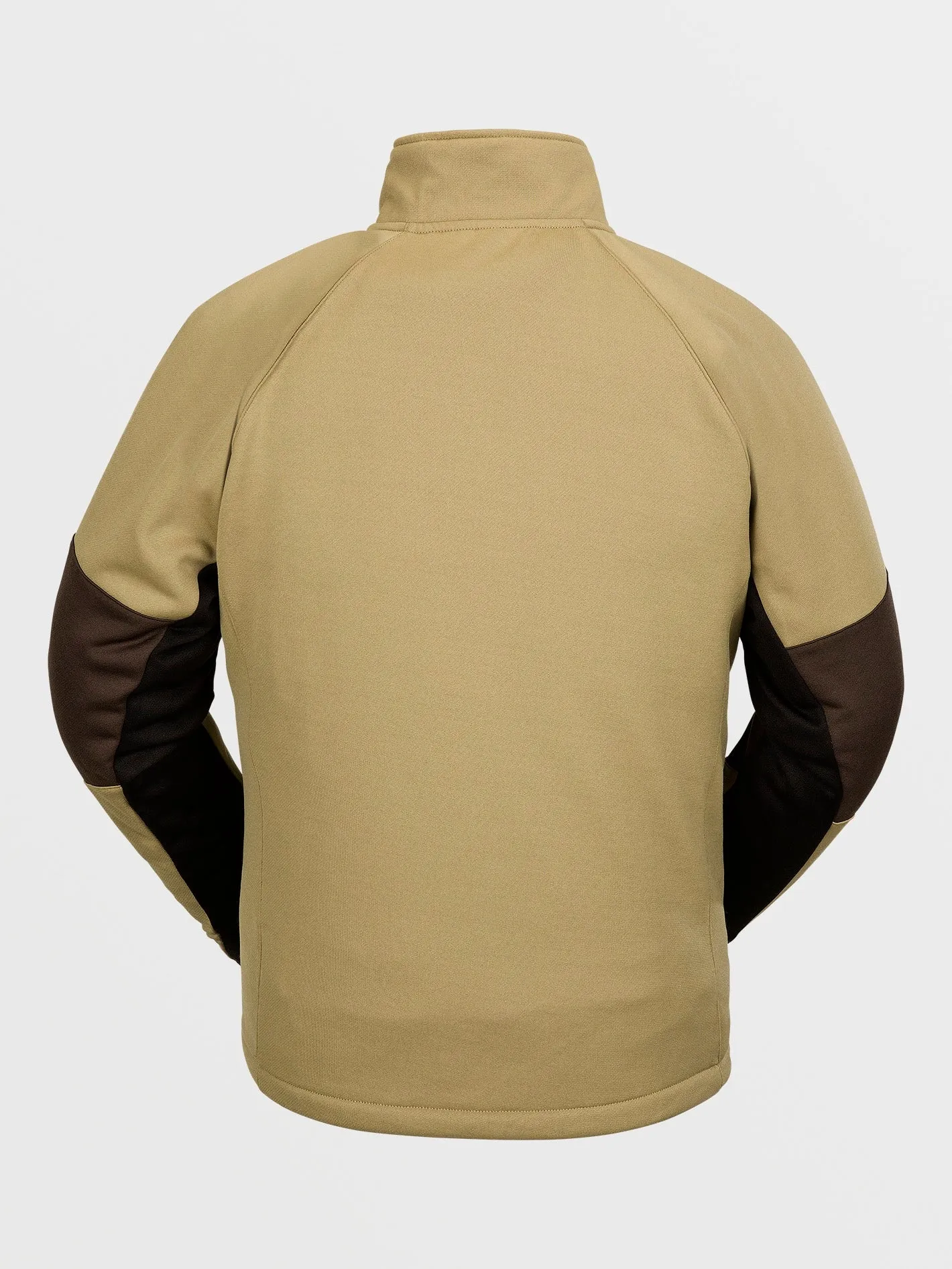 Mens Tech Fleece Pullover - Dark Khaki