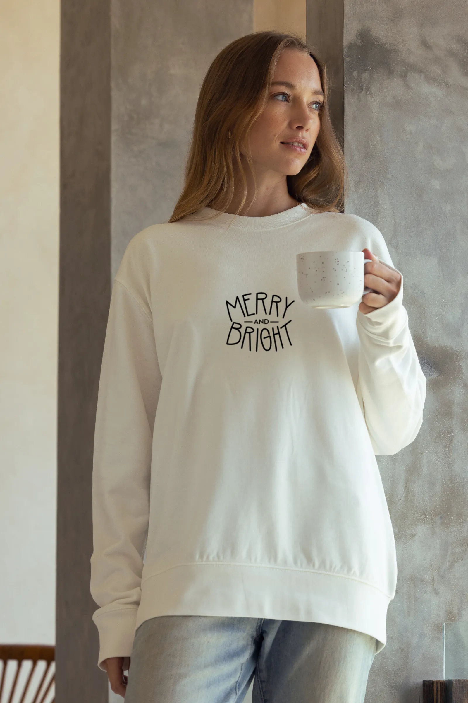 "Merry & Bright" Relaxed Sweater