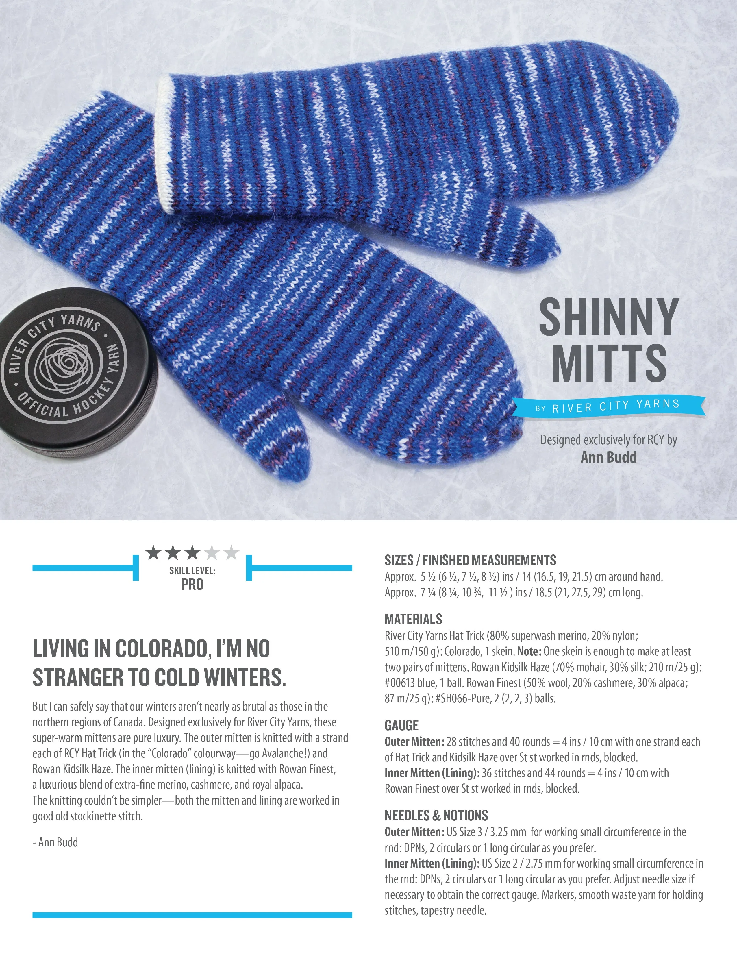 Shinny Mitts Pattern