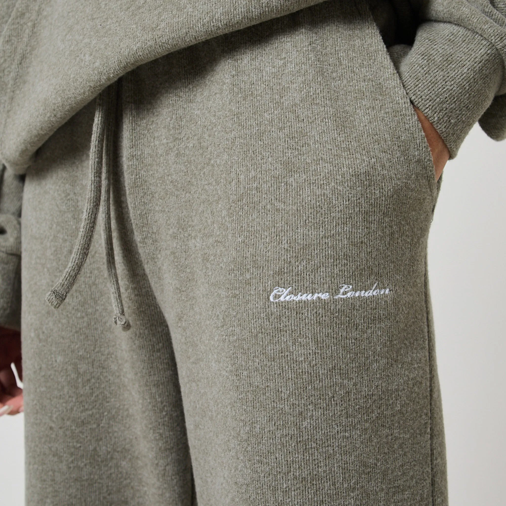 Soft Knit Tracksuit I Dark Olive