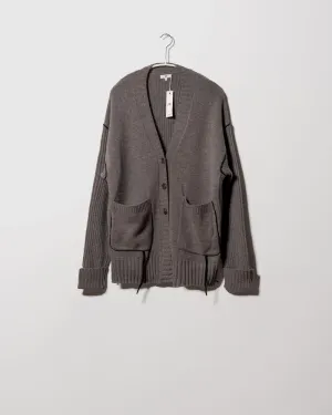 SOH Nora Oversized Cardigan Laurel Oak