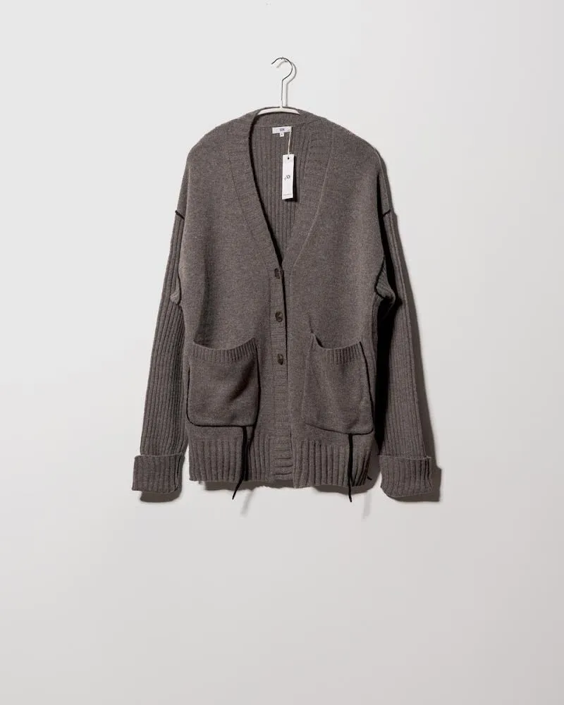 SOH Nora Oversized Cardigan Laurel Oak
