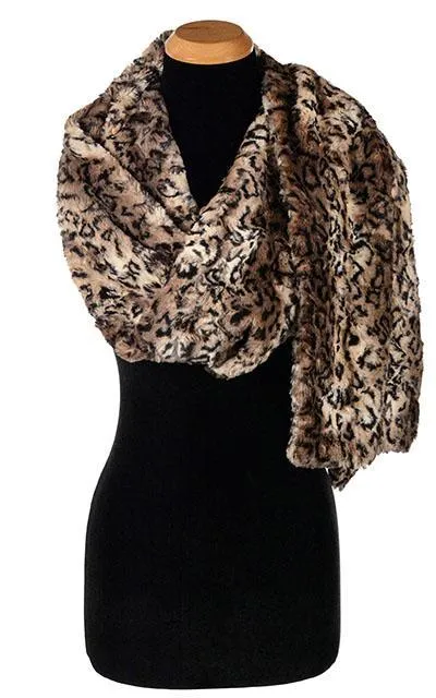 Stole - Luxury Faux Fur in Carpathian Lynx