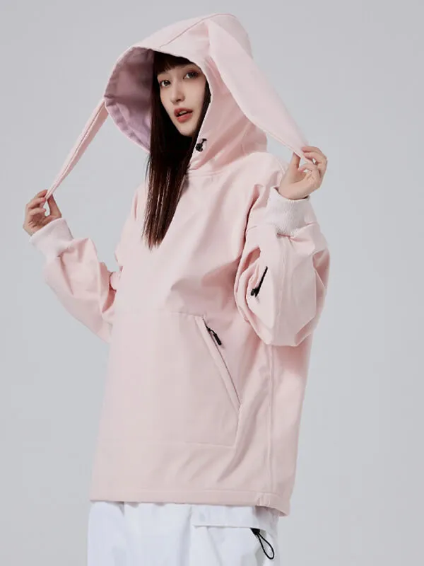 Women's Dook Snow Rabbit Hoodie Soft Fleece Ski Sweatshirt